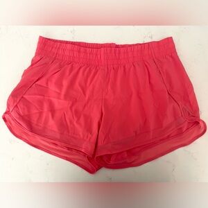 Athleta Mesh Racer Run Shorts 4”